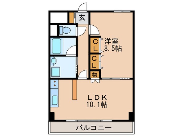 ガーデンレジデンス田川の物件間取画像